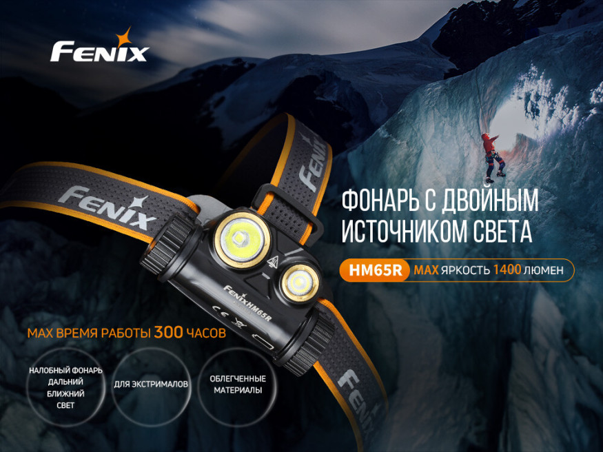 Налобный фонарь Fenix HM65R