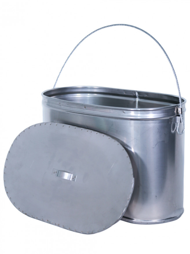 Котел Век с крышкой 10л овальный