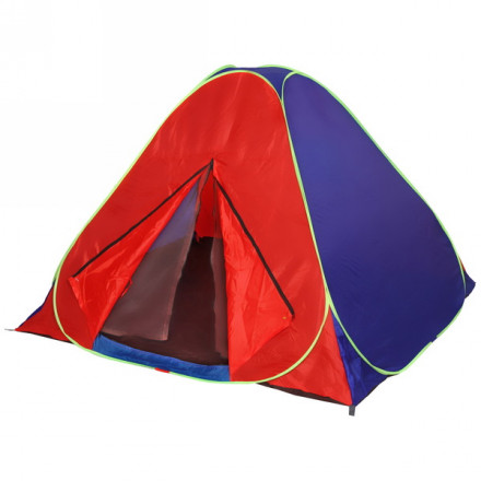 Палатка &quot;Селенга-3&quot;, красно-синий, трехместная