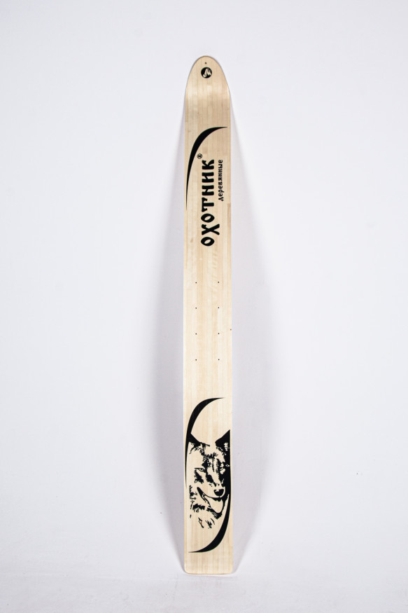 Лыжи ОХОТНИК, дерево, длина 185 см, ширина 150 мм