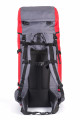 Рюкзак туристический Оптимал 2 серо-красный, 120 л, ТАЙФ