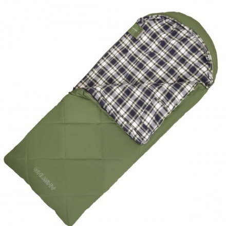 GALY KIDS -5 170x70 спальный мешок, -5, зелёный правый