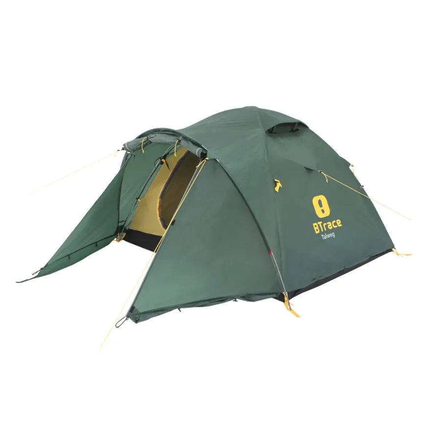 Палатка Talweg 3+, зеленая, Btrace
