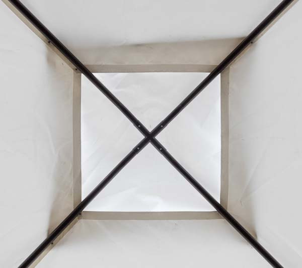 Палатка сварщика 3х3 м (ПВХ+брезент), каркас 18 мм