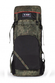 Рюкзак туристический Турист Лайт 4, ПВХ 600, цифра/черный, 120 л, ТАЙФ